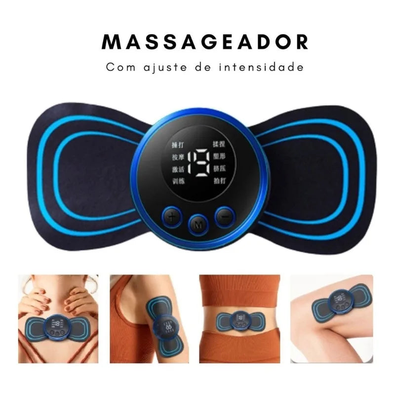 Mini Massageador Elétrico Portátil Cervical EMS Alivia Dores Corpo Pescoço  Mini massageador  Massageador Portátil Para Dores e Inchaços  Massageador Portátil Ortopédico RelaxUltra  Massageador Portátil Ortopédico RelaxConfort  Massageador Elétrico Recarregável Profissional + Brinde  Massageador Elétrico Muscular Relax Body  Massageador Portátil Ortopédico RelaxUltra acerteimagazine