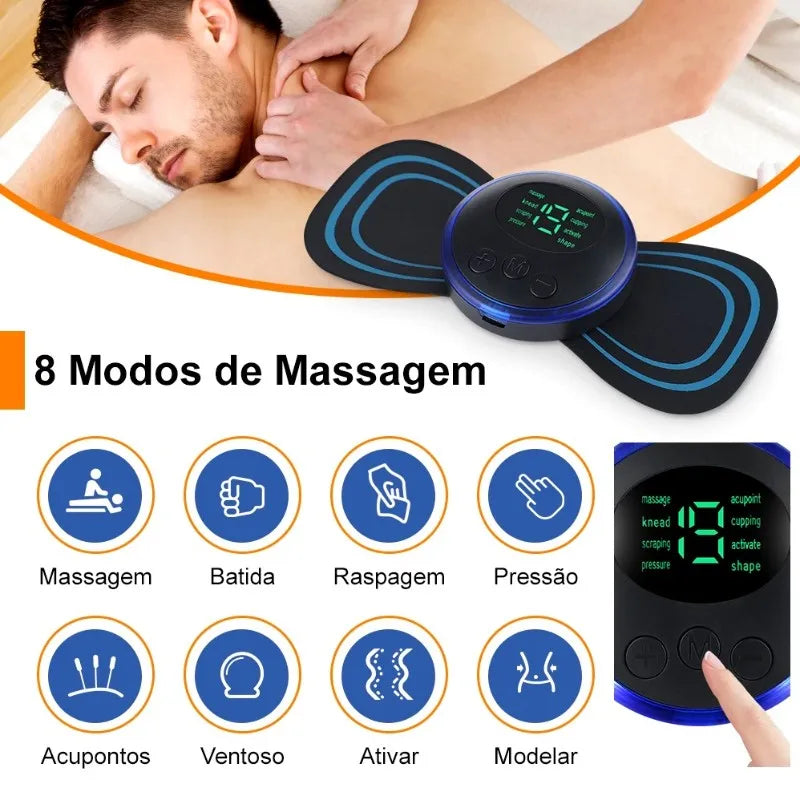 Mini Massageador Elétrico Portátil Cervical EMS Alivia Dores Corpo Pescoço  Mini massageador  Massageador Portátil Para Dores e Inchaços  Massageador Portátil Ortopédico RelaxUltra  Massageador Portátil Ortopédico RelaxConfort  Massageador Elétrico Recarregável Profissional + Brinde  Massageador Elétrico Muscular Relax Body  Massageador Portátil Ortopédico RelaxUltra acerteimagazine