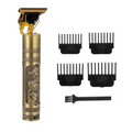 Máquina Gold Dragon - Corte profissional  Máquina Profissional para Barba e Cabelo - Pro 3 em 1  fones e tecnologia  Máquina Gold Dragon Corte Profissional