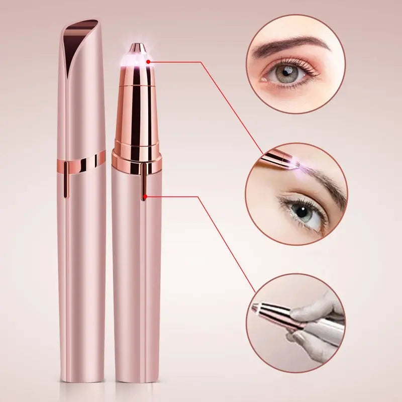 Caneta Depiladora Portátil e Recarregável womens-electric-eyebrow-trimmer-eye-brow-shaper-pencil-face-hair-remover-for-women-automatic-eyebrow-acerteimagazine-shavers-pocketknife